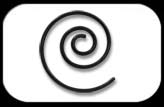 Black Steel Ear Spiral 0.8mm to 1.6mm