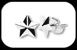 Steel Stud earrings Star